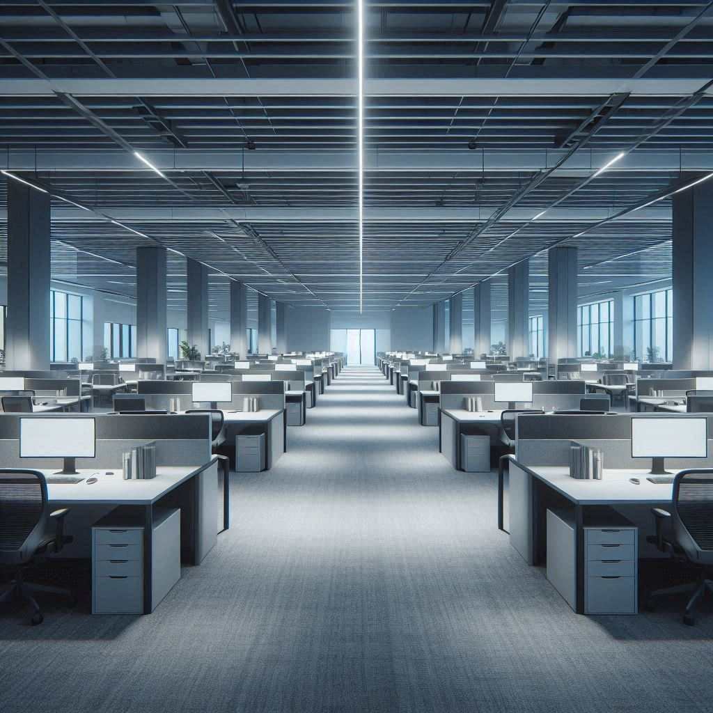 新员工团队怎样针对设备批量更换补充写字楼办公远程协作空间的岗位分工